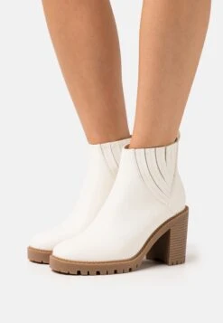 Anna Field Botki Na Obcasie - White