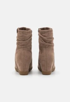 Anna Field WINTER BOOT - Botki Na Koturnie - Taupe -Anna Field 25a4365dbe694dfe88552a3563bd424c