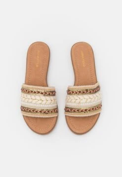 Anna Field Klapki - Beige -Anna Field 2e38b58fa9d44860a21681d8c622a6a1