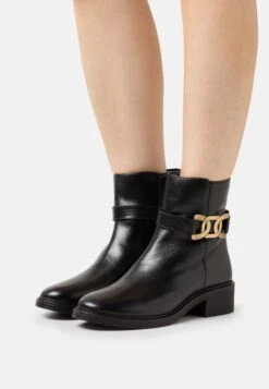 Anna Field LEATHER - Botki - Black