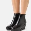 Anna Field LEATHER WINTER BOOT - Ankle Boot - Black -Anna Field 3f22c5fa942c4fcdaafa6b1aa0418020