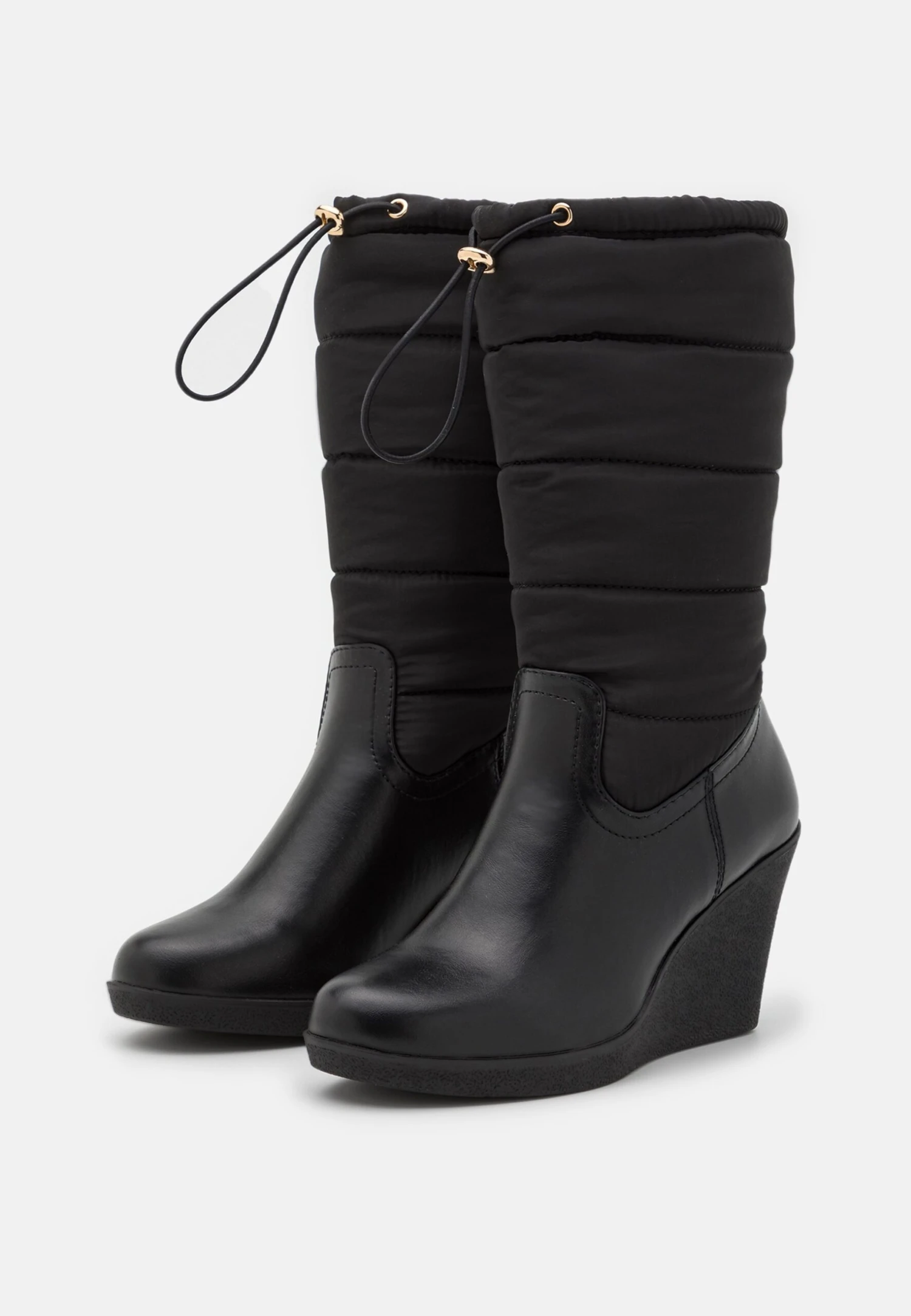 Anna Field WINTER BOOT - Kozaki Na Koturnie - Black 4 Anna Field WINTER BOOT - Kozaki Na Koturnie - Black - obrazek 2