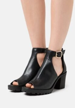 Anna Field Sandały Na Obcasie - Black