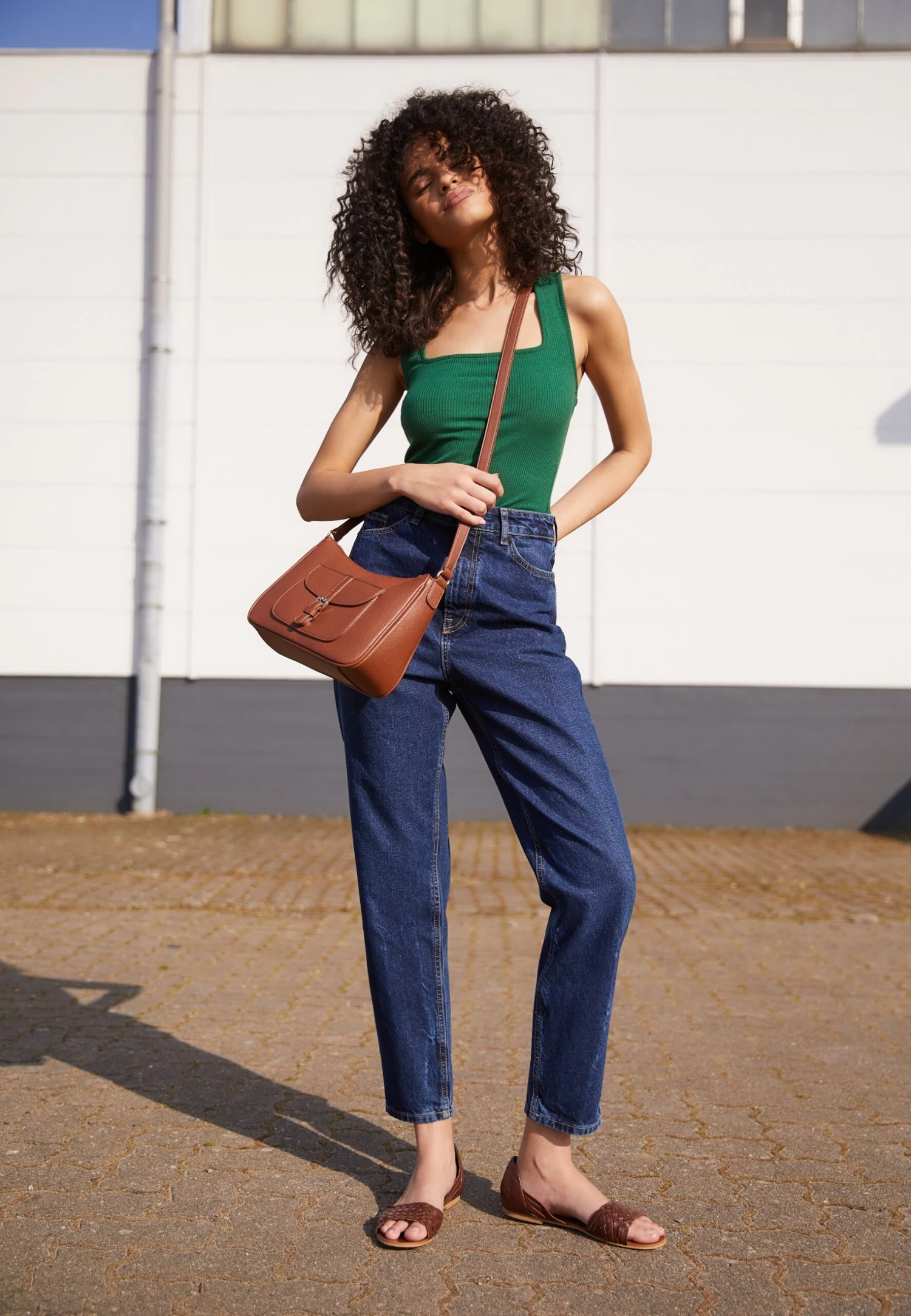 Anna Field LEATHER - Sandały - Cognac 5 Anna Field LEATHER - Sandały - Cognac - obrazek 3