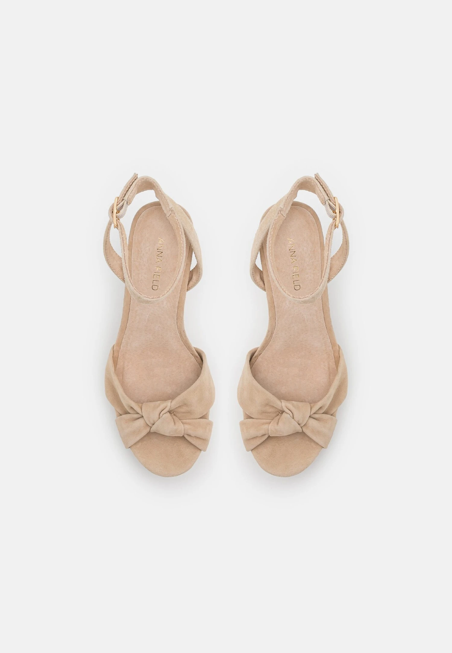 Anna Field LEATHER - Sandały Na Obcasie - Beige 7 Anna Field LEATHER - Sandały Na Obcasie - Beige - obrazek 5