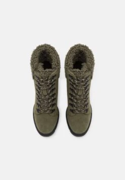 Anna Field LEATHER - Botki Sznurowane - Khaki -Anna Field 7d8c23ada9ed4ab4b7dcf756f86fb7ba