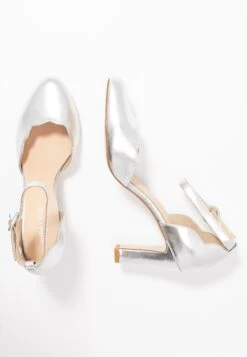 Anna Field LEATHER PUMPS - Szpilki - Silver -Anna Field 8a9d8c9dbe4a4a0b96c492af3461bce0