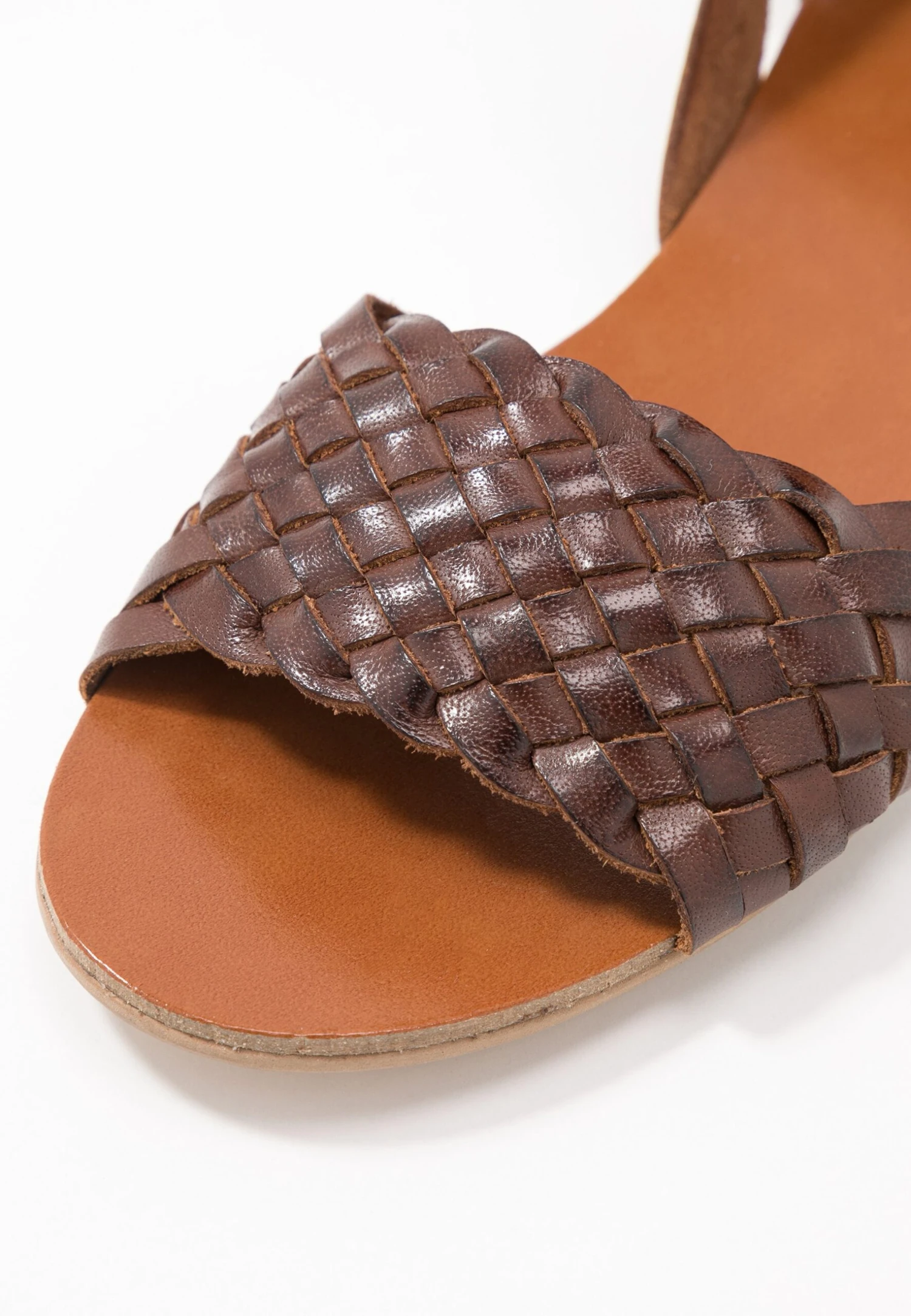 Anna Field LEATHER - Sandały - Cognac 10 Anna Field LEATHER - Sandały - Cognac - obrazek 8