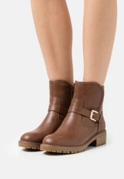 Anna Field COMFORT WINTER BOOT - Botki - Cognac