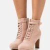 Botki Sznurowane - Light Pink -Anna Field ae24a3aa17a14e2b8b3a060160935e11
