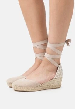 Anna Field LEATHER - Czółenka Sznurowane - Beige