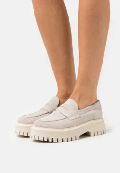 Anna Field LEATHER - Półbuty Wsuwane - Beige