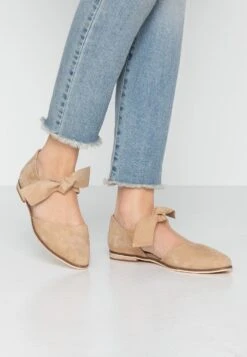 Anna Field LEATHER - Baleriny Z Zapięciem - Beige