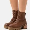 Anna Field LEATHER WINTER BOOTIE - Śniegowce - Cognac -Anna Field e8e13b468f73480a932084fe2dc5115d