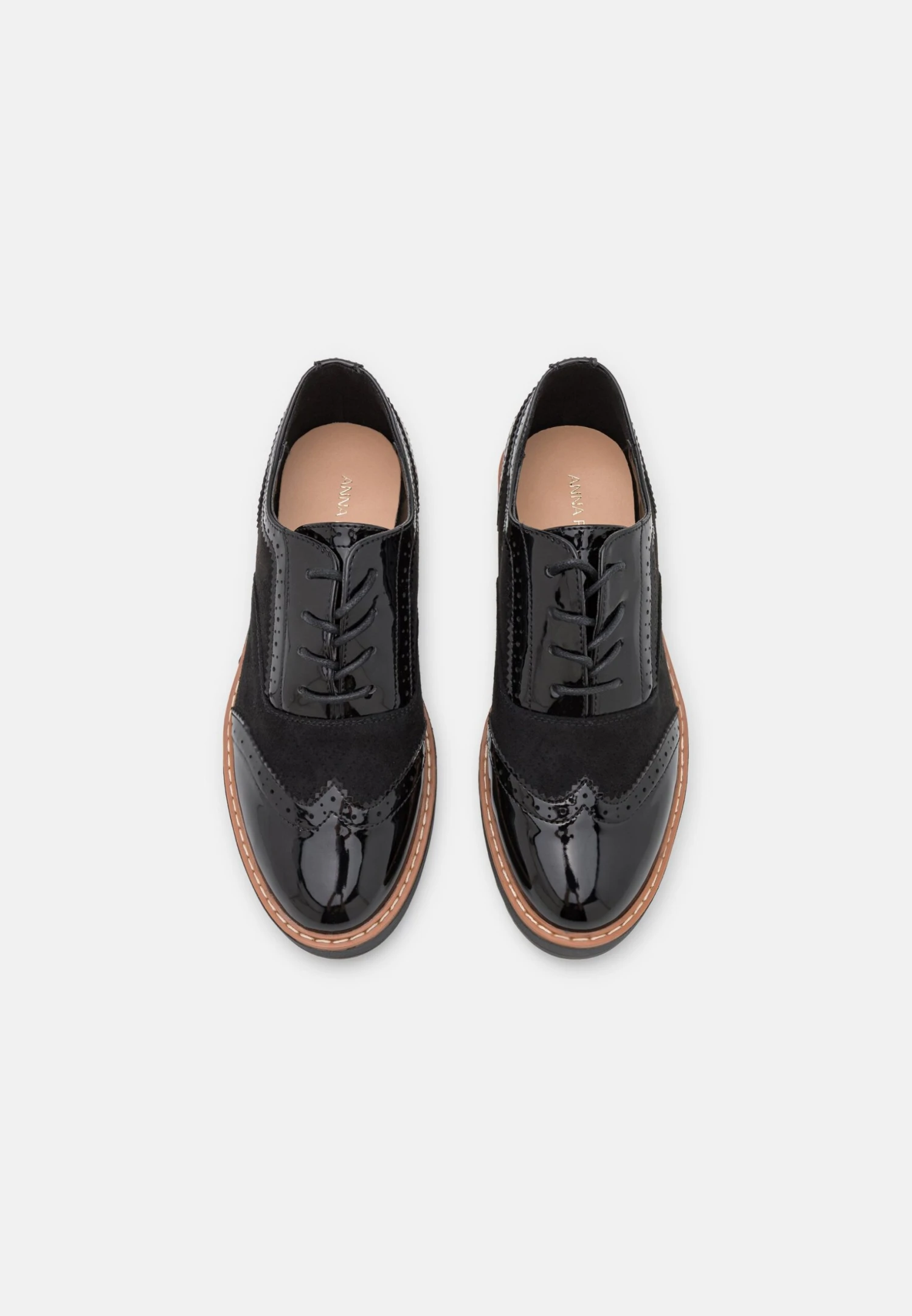 DAWINA - Oksfordki - Black 7 DAWINA - Oksfordki - Black - obrazek 5