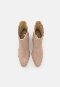 Anna Field LEATHER - Botki Kowbojki I Motocyklowe - Beige -Anna Field fdf6c42bd08b4e0fb44d289c5e21ec97