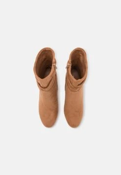 Anna Field Botki Na Obcasie - Cognac -Anna Field fe844388137345fd8567c7f47f63aa66